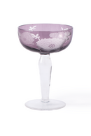 Sandblasted Multi-Colored Coupe Glass | Pols Potten Peony | Dutchfurniture.com