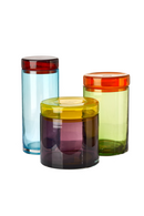 Multi-Colored Glass Caps and Jars | Pols Potten | Dutchfurniture.com