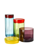 Multi-Colored Glass Caps and Jars | Pols Potten | Dutchfurniture.com