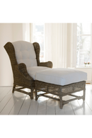 Cushioned Rattan Ottoman | Rivièra Maison Nicolas | Dutchfurniture.com