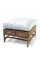 Cushioned Rattan Ottoman | Rivièra Maison Nicolas | Dutchfurniture.com