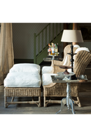 Cushioned Rattan Ottoman | Rivièra Maison Nicolas | Dutchfurniture.com