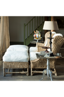 Cushioned Rattan Ottoman | Rivièra Maison Nicolas | Dutchfurniture.com