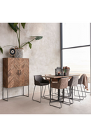 Quilted Leather Counter Stool | Rivièra Maison Frisco Drive | Dutchfurniture.com