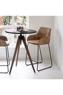 Quilted Leather Counter Stool | Rivièra Maison Frisco Drive | Dutchfurniture.com