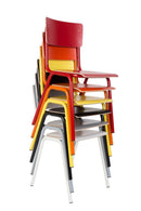 White Dining Chairs (2) | Zuiver Back To School | DutchFurniture.com