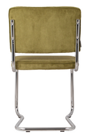 Green Rib Upholstered Dining Chairs (2) | Zuiver Ridge Kink | DutchFurniture.com