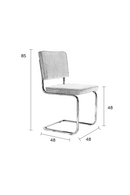 Metal Rib Dining Chairs (2) | Zuiver Ridge | Dutchfurniture.com