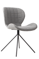 Light Gray Upholstered Dining Chairs (2) | Zuiver OMG | DutchFurniture.com