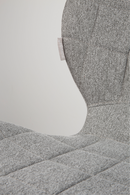 Light Gray Upholstered Dining Chairs (2) | Zuiver OMG | DutchFurniture.com