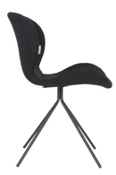 Black Upholstered Dining Chairs (2) | Zuiver OMG | OROA TRADE