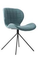 Teal Upholstered Dining Chairs (2) | Zuiver OMG | OROA TRADE