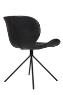 Black Leather Dining Chairs (2) | Zuiver OMG LL | OROA TRADE