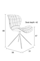 Black Leather Dining Chairs (2) | Zuiver OMG LL | OROA TRADE
