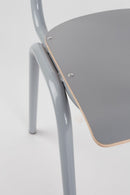 Gray Dining Chairs (4) | Zuiver Back To School | DutchFurniture.com