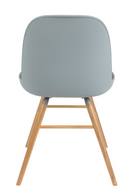 Gray Molded Dining Chairs (2) | Zuiver Albert Kuip | Dutchfurniture.com
