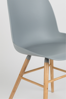 Gray Molded Dining Chairs (2) | Zuiver Albert Kuip | Dutchfurniture.com