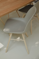 Taupe Molded Dining Chairs (2) | Zuiver Albert Kuip | OROA TRADE