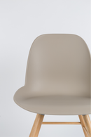 Taupe Molded Dining Chairs (2) | Zuiver Albert Kuip | OROA TRADE