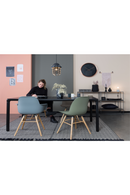 Green Molded Dining Chairs (2) | Zuiver Albert Kuip | Dutchfurniture.com