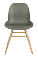 Green Molded Dining Chairs (2) | Zuiver Albert Kuip | Dutchfurniture.com
