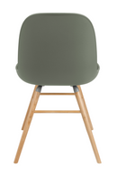 Green Molded Dining Chairs (2) | Zuiver Albert Kuip | Dutchfurniture.com