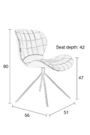 Gray Velvet Dining Chairs (2) | Zuiver OMG | DutchFurniture.com