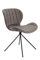 Gray Velvet Dining Chairs (2) | Zuiver OMG | DutchFurniture.com