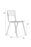 Matte Beige Dining Chairs (4) | Zuiver Back To School | DutchFurniture.com