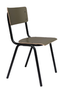 Matte Olive Dining Chairs (4) | Zuiver Back To School | DutchFurniture.com
