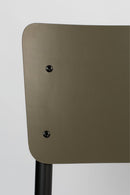 Matte Olive Dining Chairs (4) | Zuiver Back To School | DutchFurniture.com