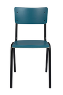 Matte Blue Dining Chairs (2) | Zuiver Back To School | DutchFurniture.com