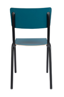 Matte Blue Dining Chairs (2) | Zuiver Back To School | DutchFurniture.com