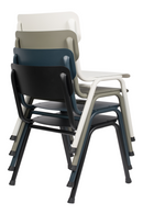 Black Outdoor Dining Chairs (2) | Zuiver Back To School | DutchFurniture.com