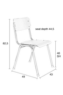 Black Outdoor Dining Chairs (2) | Zuiver Back To School | DutchFurniture.com