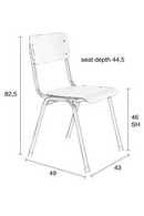 Gray Outdoor Dining Chairs (2) | Zuiver Back To School | DutchFurniture.com