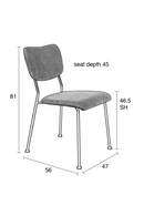 Pink Upholstered Dining Chairs (2) | Zuiver Benson | DutchFurniture.com