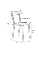 Green Dining Chairs (2) | Zuiver Friday | DutchFurniture.com