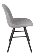Gray Upholstered Dining Chairs (2) | Zuiver Albert Kuip | DutchFurniture.com