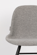 Gray Upholstered Dining Chairs (2) | Zuiver Albert Kuip | DutchFurniture.com