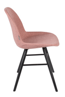 Pink Upholstered Dining Chairs (2) | Zuiver Albert Kuip | DutchFurniture.com