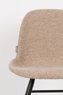 Beige Upholstered Dining Chairs (2) | Zuiver Albert Kuip | DutchFurniture.com