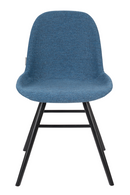 Blue Upholstered Dining Chairs (2) | Zuiver Albert Kuip | DutchFurniture.com