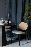 Rattan Back Dining Chair | Zuiver Spike | Dutchfurniture.com