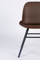 Contemporary Molded Dining Chairs (2) | Zuiver Albert | Dutchfurniture.com