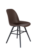Contemporary Molded Dining Chairs (2) | Zuiver Albert | Dutchfurniture.com