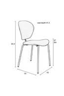 Minimalist Molded Dining Chairs (2) | Zuiver The Ocean | Dutchfurniture.com