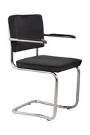 Modern Ribcord Dining Armchairs (2) | Zuiver Ridge | Dutchfurniture.com