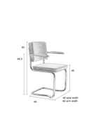 Modern Ribcord Dining Armchairs (2) | Zuiver Ridge | Dutchfurniture.com