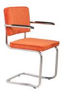 Modern Ribcord Dining Armchairs (2) | Zuiver Ridge | Dutchfurniture.com